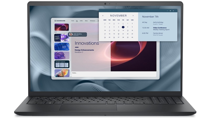 Màn hình của dòng laptop Dell Pro 15 Essential PV15250 Màn hình của dòng laptop Dell Pro 15 Essential PV15250