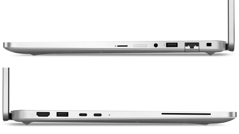 Cổng kết nối của dòng laptop Dell Pro 16 Plus PB16250 (2025) Cổng kết nối của dòng laptop Dell Pro 16 Plus PB16250 (2025)