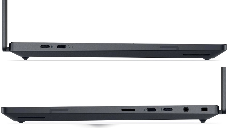 Kết nối của dòng laptop Dell Pro Max 14 Premium MA14250