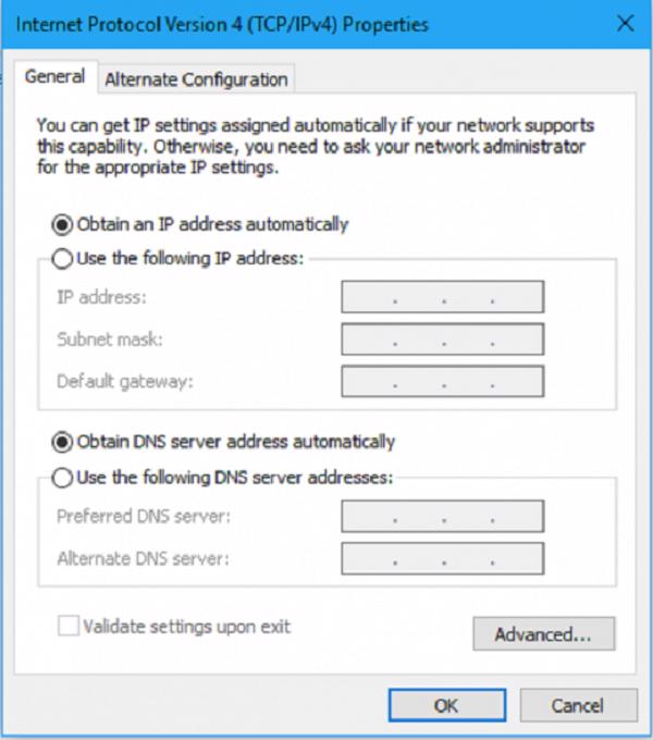 Tại tab General các bạn sẽ thấy những ô chứa dãy số