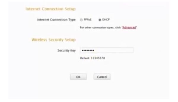 Hãy chọn vào mục Advanced để mở thiết lập nâng cao cho modem