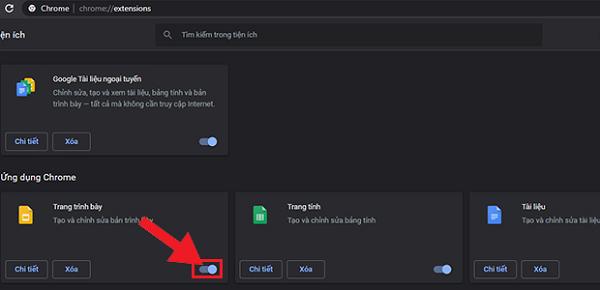 Thử kéo nút Kích hoạt từ phải qua trái