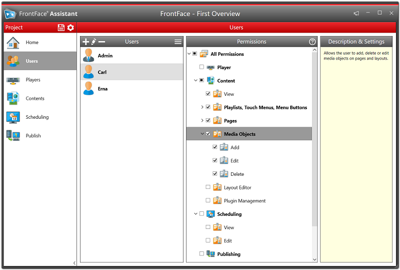 Một số tính năng của phần mềm