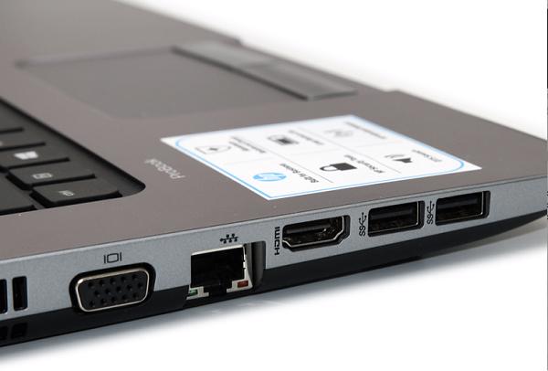 Cạnh trái của máy