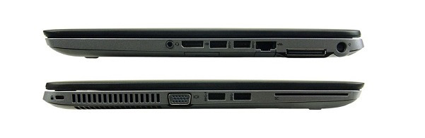 Các cổng kết nối trên cạnh máy