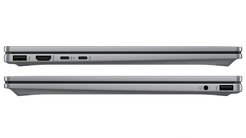 Cổng kết nối của dòng laptop HP OmniBook X Flip 14 fm0023dx