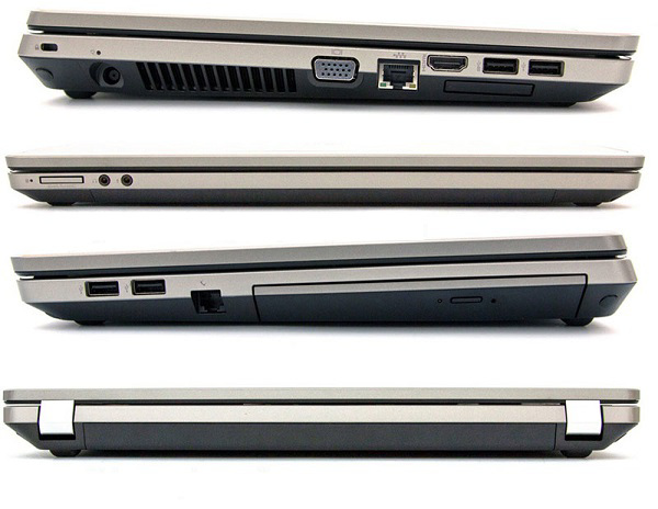 Các cổng kết nối trên cạnh