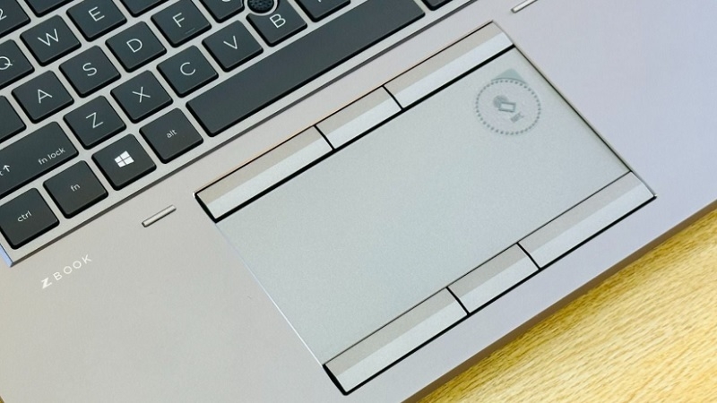 Touchpad của dòng laptop HP Zbook Fury 17 G8