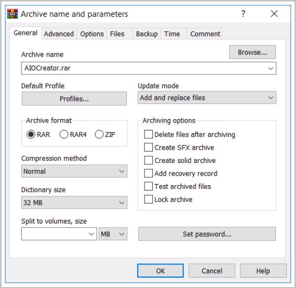Nhấn vào OK để bắt đầu nén