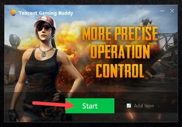 Sau khi cài đặt xong hãy nhấn vào nút Start