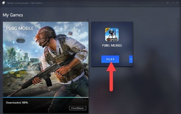 Nhấn vào Play để vào chơi