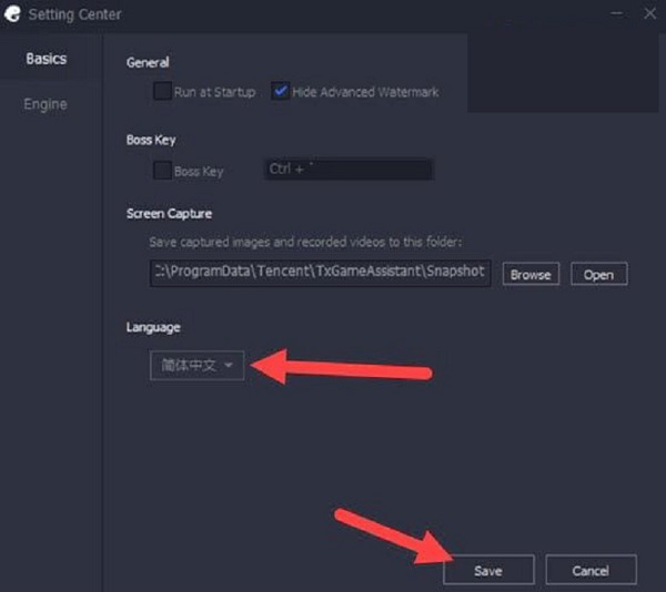 Nhớ nhấn vào save rồi sau đó mới thoát mục này ra