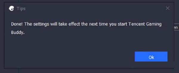 Các bạn phải thoát toàn bộ Tencent Gaming Buddy Luancher ra
