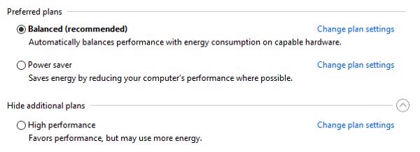 Tùy chọn hiệu năng tối đa cải thiện Win 10 Gaming