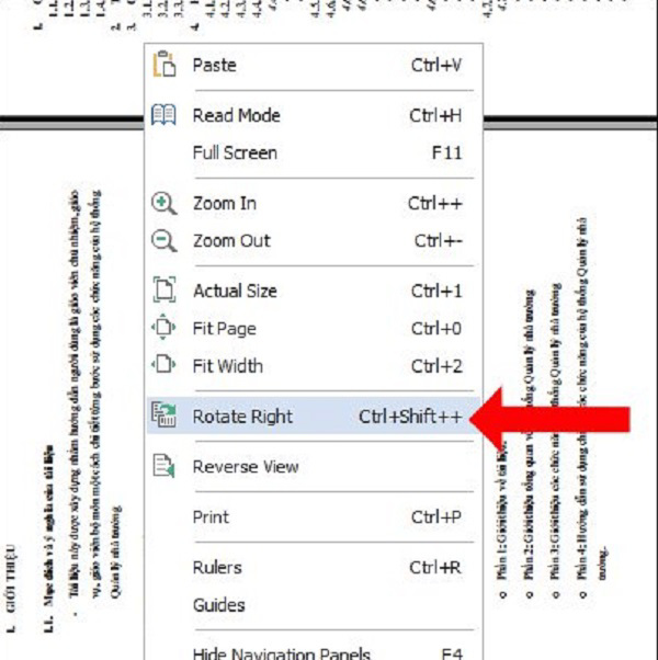 Nhấn tổ hợp phím Ctrl+Shift+ +
