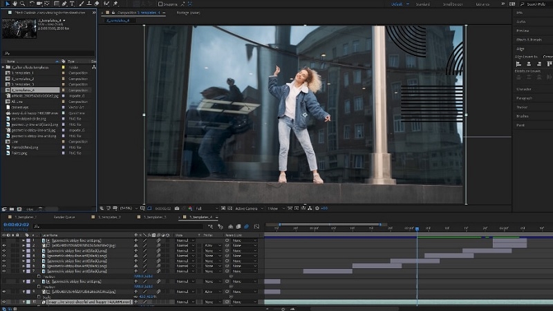 Cách sử dụng các mẫu After Effects