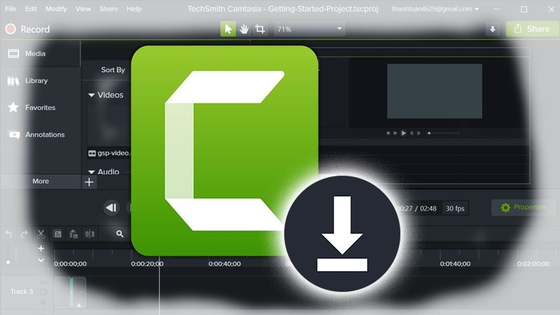 Hướng dẫn Download Camtasia Studio