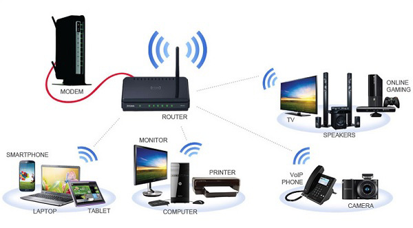 Có nhiều hơn một thiết bị phát wifi ở gần đó