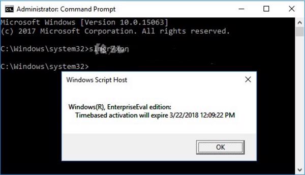 Hộp thoại thông báo trên cửa sổ Windows Script Host