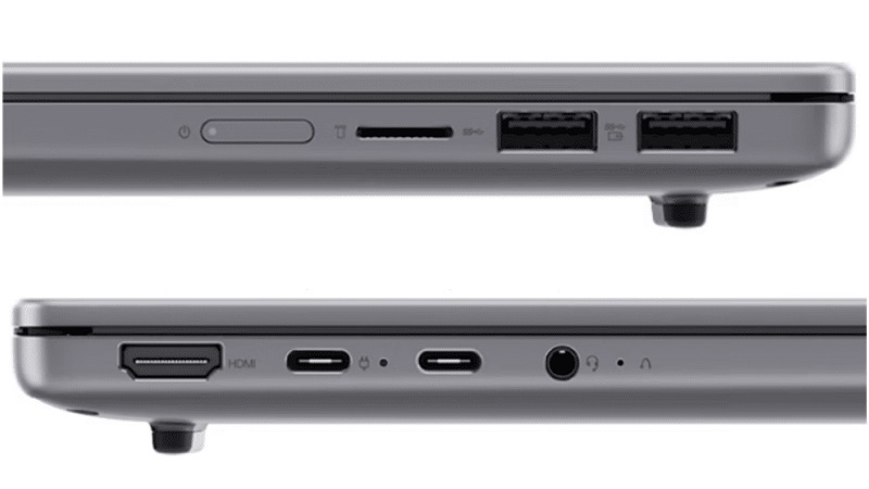 Cổng kết nối của dòng laptop Lenovo IdeaPad Slim 5 16 2025 (XiaoXin 16 AHP10R)