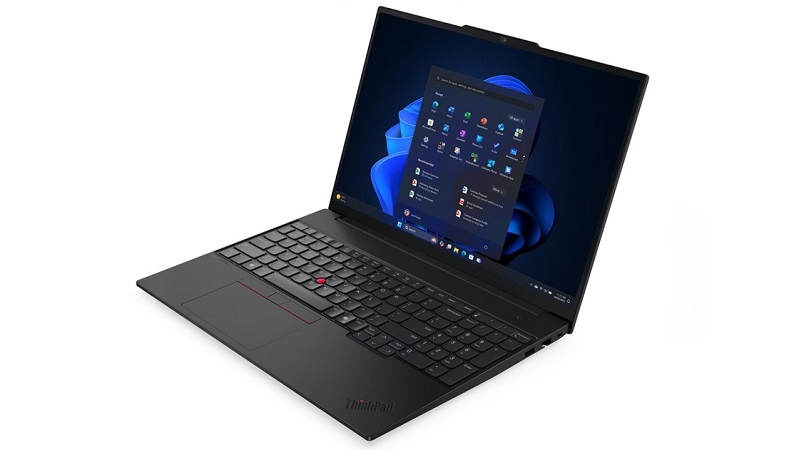 Thiết kế của dòng laptop Lenovo ThinkPad E16 Gen 3 21SR002KVA Thiết kế của dòng laptop Lenovo ThinkPad E16 Gen 3 21SR002KVA