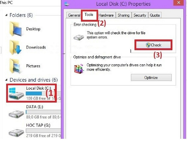 Ổ cứng bị bad sector