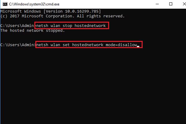 Nhập lệnh rồi enter