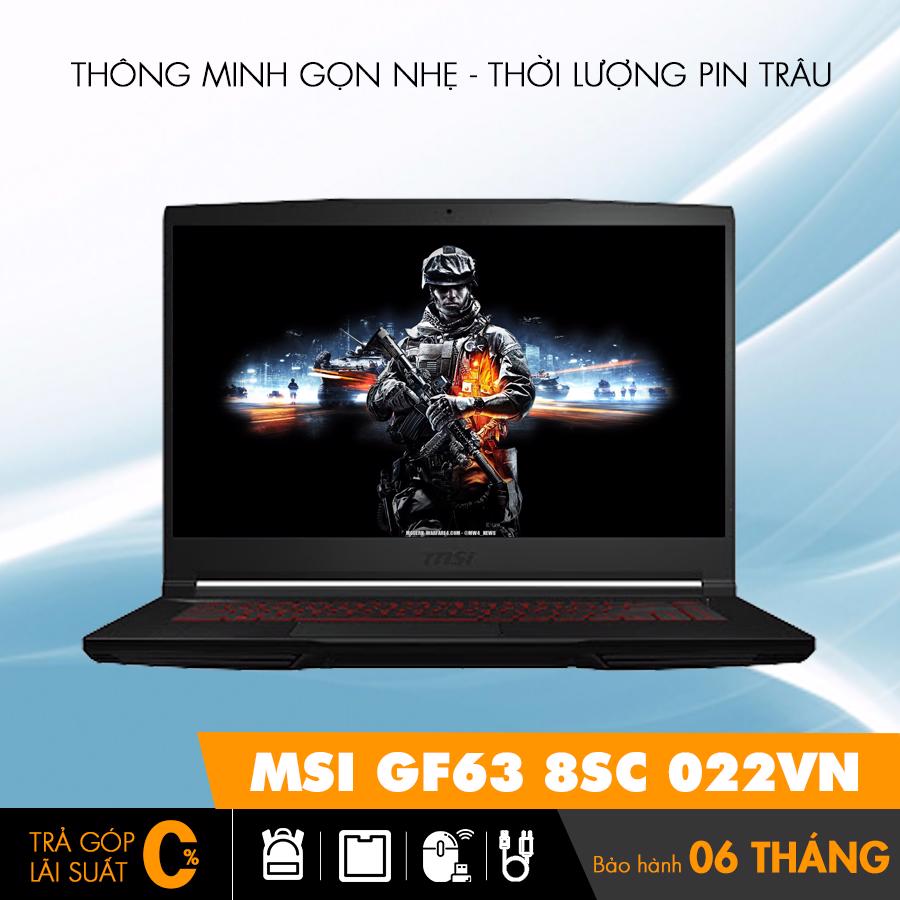 MSI GF63 8SC 022VN