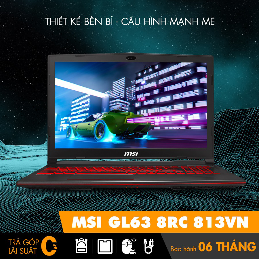 MSI GL63 8RC 813VN