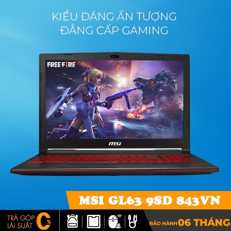 MSI GL63 9SD 843VN
