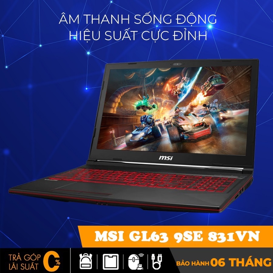 MSI GL63 9SE 831VN