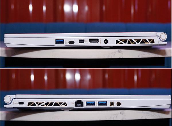 Các cổng kết nối trên máy