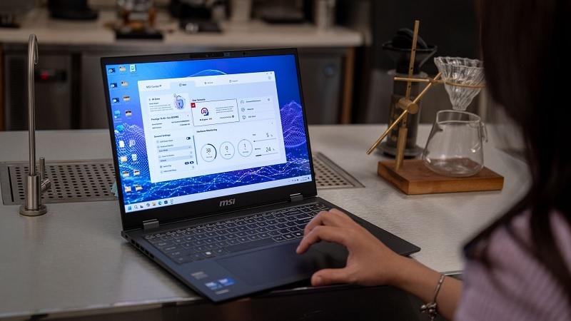 MSI Prestige 16 AI+ Evo B2VMG-016VN - Laptop AI Cao Cấp Với Intel Core Ultra 9 Và Màn Hình OLED 4K+ MSI Prestige 16 AI+ Evo B2VMG-016VN - Laptop AI Cao Cấp Với Intel Core Ultra 9 Và Màn Hình OLED 4K+