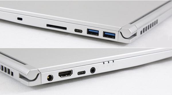 Các cổng kết nối trên cạnh máy