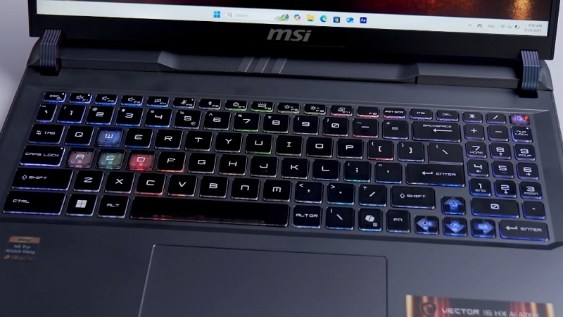 MSI Vector 16 HX AI A2XWIG-062VN - Laptop Gaming Hiệu Năng KhủngVới RTX 5080 Và Intel Ultra 9 275HX MSI Vector 16 HX AI A2XWIG-062VN - Laptop Gaming Hiệu Năng KhủngVới RTX 5080 Và Intel Ultra 9 275HX