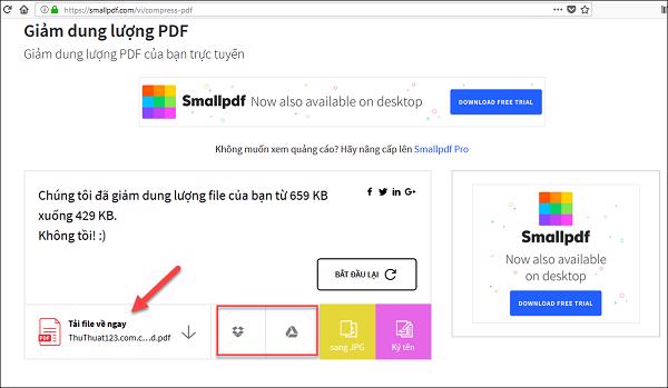 Tải file về ngay để thực hiện tải về máy tính laptop