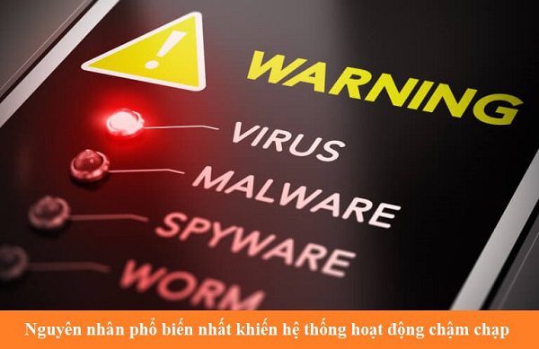 Nguyên nhân phổ biến nhất khiến hệ thống hoạt động chậm chạp