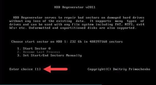 Hãy quét lại từ đầu và hãy chọn số 1