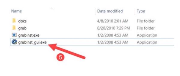Nhấn vào file chạy grubint_gui.exe để chạy