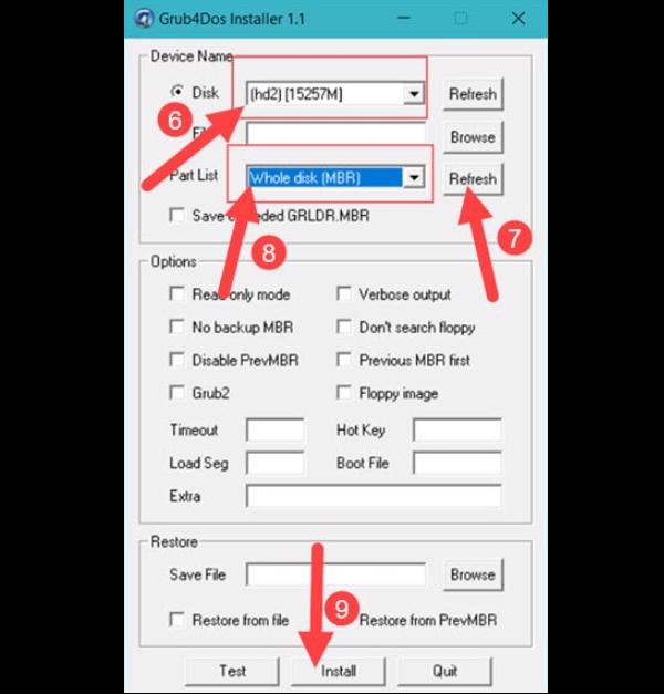 Làm theo những bước hướng dẫn