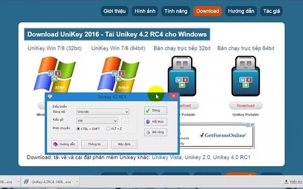 Phần mềm gõ tiếng Việt