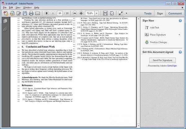 Phần mềm Adobe Reader