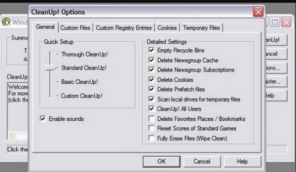 Phần mềm dọn rác win 10 - CleanUp
