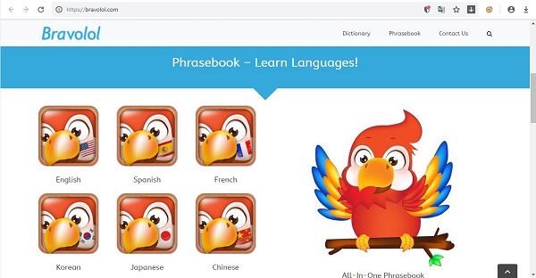 Phần mềm học tiếng hàn cho laptop - Bravolol