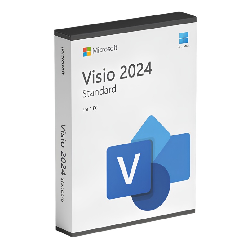 Microsoft Visio Std 2024 All Lng Retail Online ESD (EP2-07167)