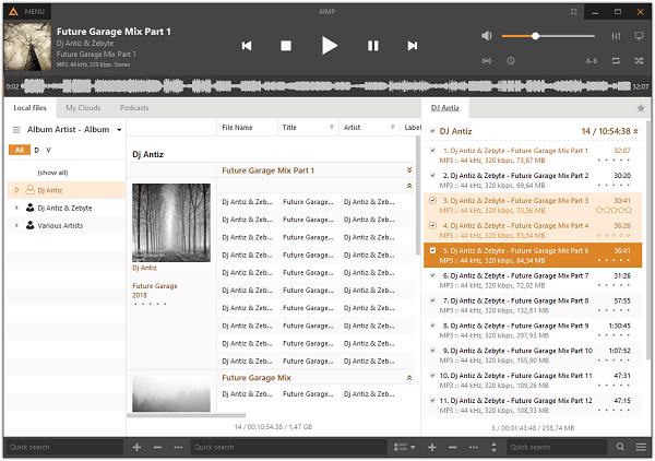 Phần mềm nghe nhạc lossless hay nhất free – Aimp.ru