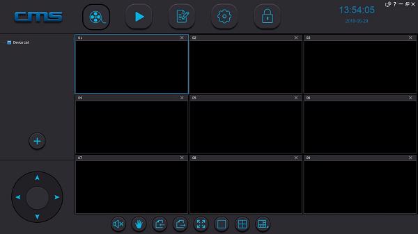 Nhấn OK để tiếp tục và phần mềm chính của Cms Client