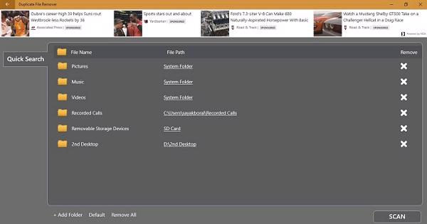 Phần mềm xóa file trùng lặp tốt nhất - Duplicate File Remover