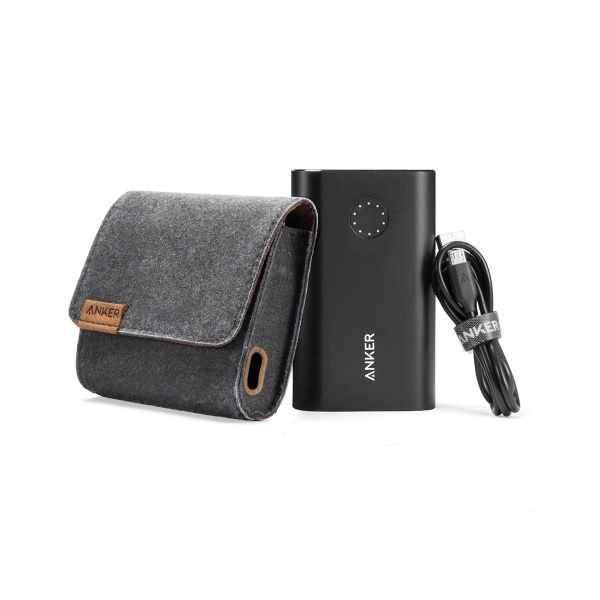 Pin Dự Phòng Anker PowerCore+ 10050 – Đen Kèm túi Premium