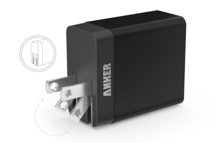 Sạc Anker 2 Cổng, 12w – [PowerPort 2 Lite, 2 x IQ port] – A2129